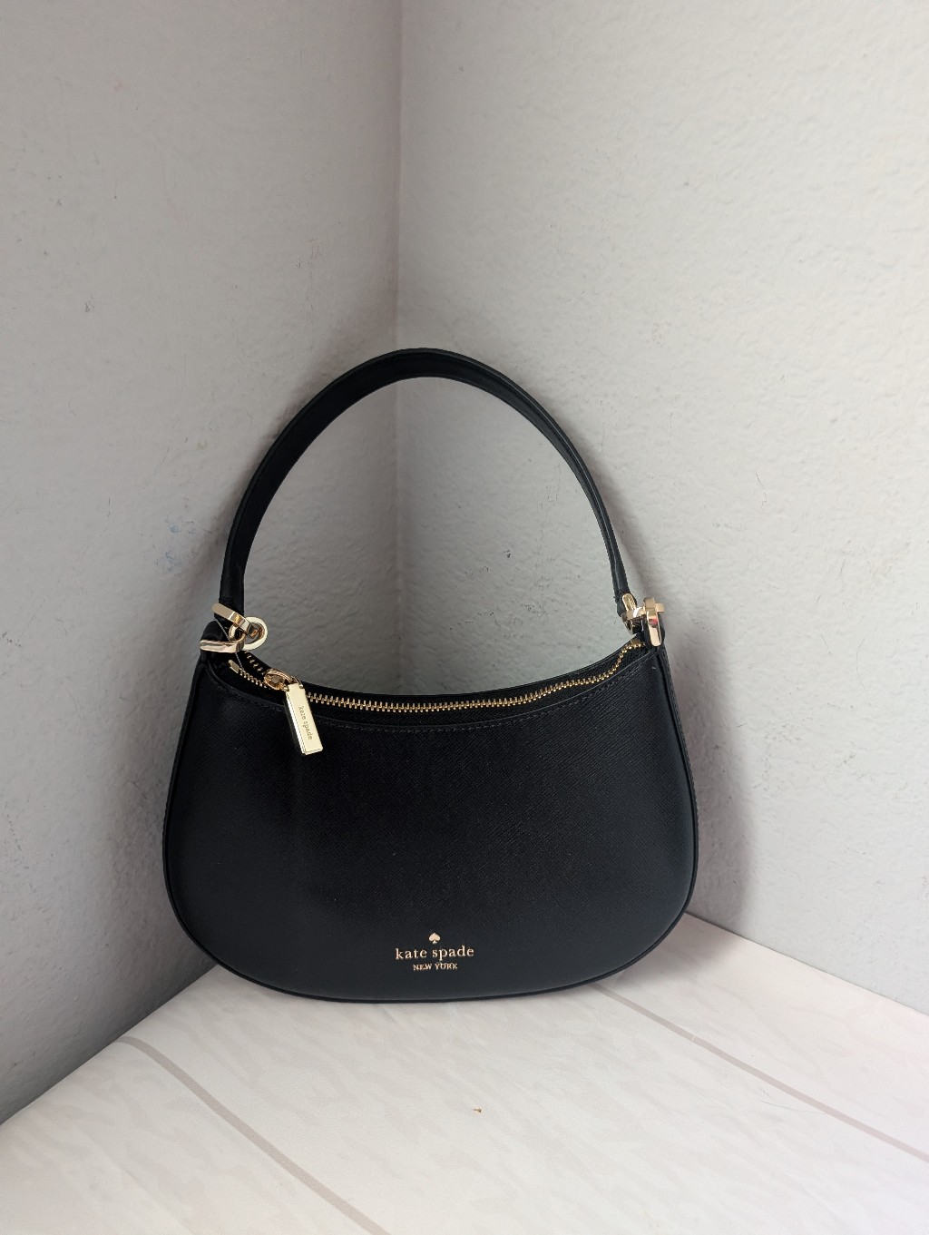 Nwt Kate Spade Kk983 Paige Shoulder Bag Crossbody In Black